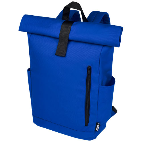 Sac à dos 18 L promotionnel en RPET 15,6" Byron Bleu royal